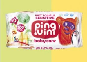 Детские влажные салфетки Ping&Vini