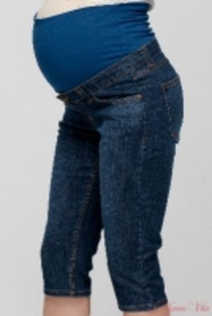 Бриджи джинсовые для беременных Nuova Vita 5312.11
