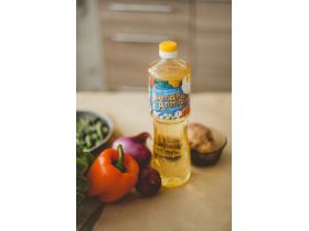 Бутылированное подсолнечное масло «Алтай Янтарь»