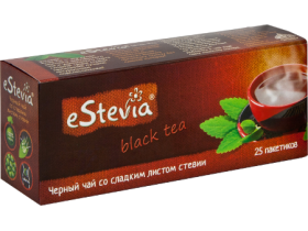 Чай «eStevia black tea» для Бодрости