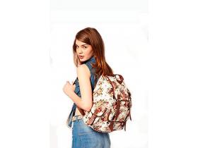Молодежный рюкзак с цветочным принтом