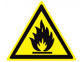Предупреждающие знаки. «Пожароопасно. Легковоспламеняющиеся вещества»