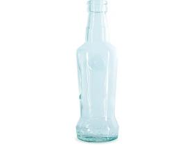 Бутылка из прозрачного стекла для алкогольных напитков