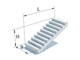 Лестничные марши железобетонные