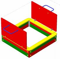 детские песочницы и песочные дворики от производителя