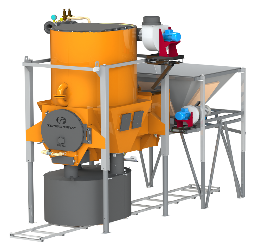Автоматический угольный котел 800 кВт
