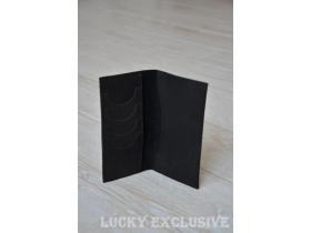 Портмоне Lucky Exclusive Vintage 5 Черный Крейзи